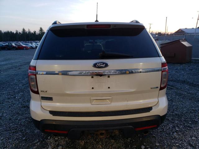 1FM5K8D87FGC68957 - 2015 FORD EXPLORER XLT WHITE photo 6