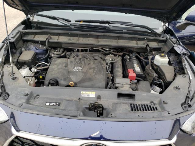 5TDGZRAH8MS520995 - 2021 TOYOTA HIGHLANDER XLE 蓝色 照片 12