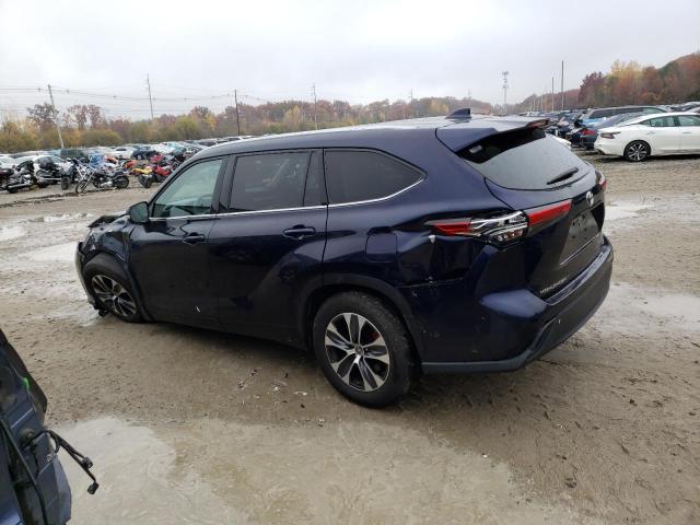 5TDGZRAH8MS520995 - 2021 TOYOTA HIGHLANDER XLE 蓝色 照片 2