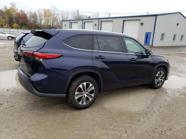 5TDGZRAH8MS520995 - 2021 TOYOTA HIGHLANDER XLE 蓝色 照片 3