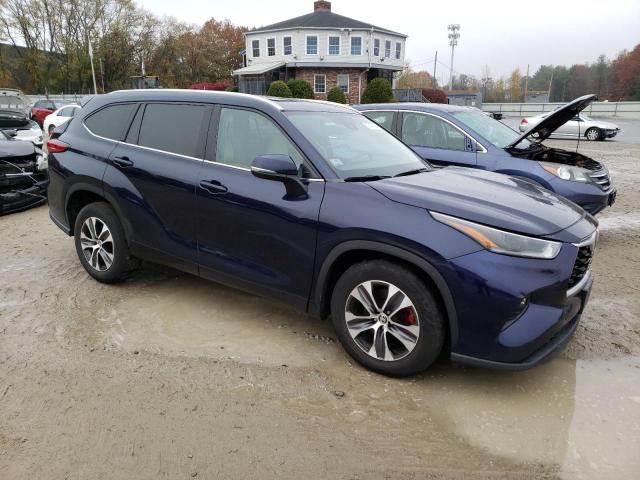 5TDGZRAH8MS520995 - 2021 TOYOTA HIGHLANDER XLE 蓝色 照片 4