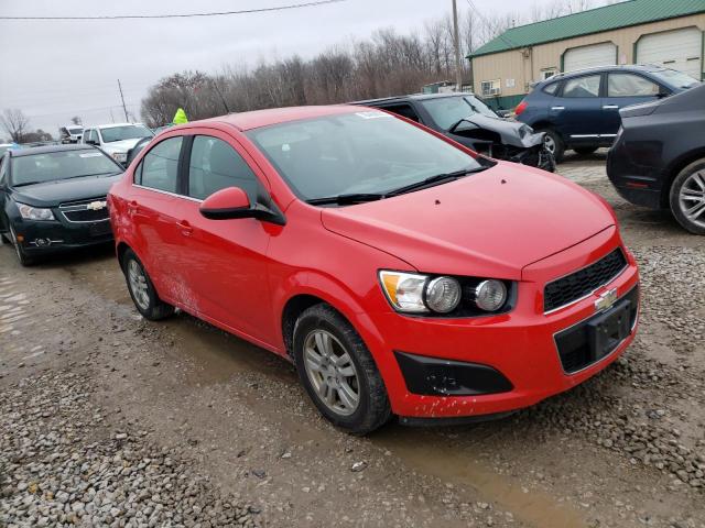 1G1JC5SH9E4180440 - 2014 CHEVROLET SONIC LT RED photo 4