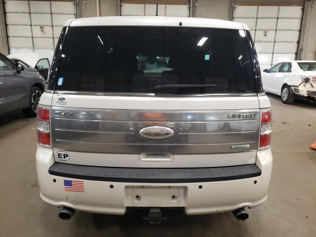 2FMHK6DT6CBD17509 - 2012 FORD FLEX LIMITED WHITE photo 6