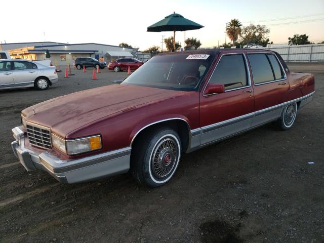 1G6CB53B9P4256242 - 1993 CADILLAC 60 SPECIAL RED photo 1