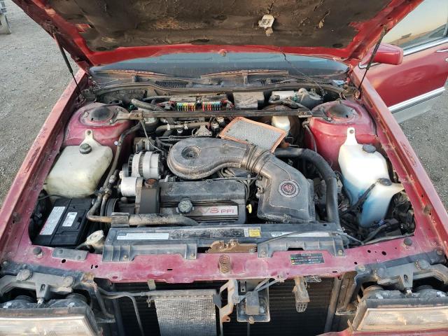 1G6CB53B9P4256242 - 1993 CADILLAC 60 SPECIAL RED photo 11