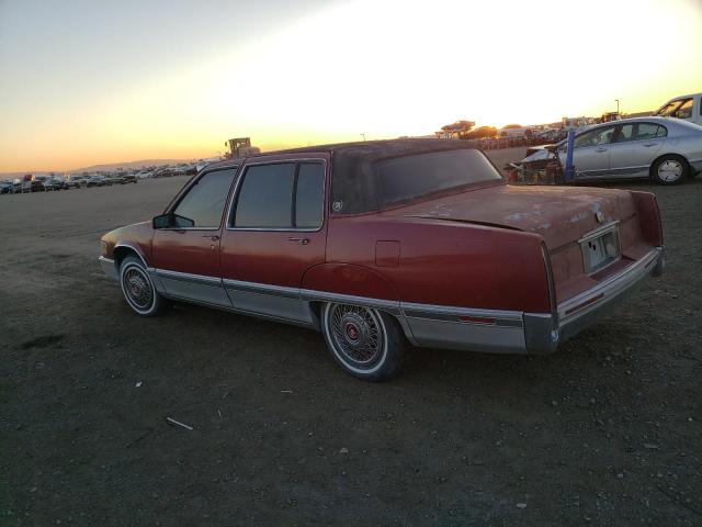 1G6CB53B9P4256242 - 1993 CADILLAC 60 SPECIAL RED photo 2