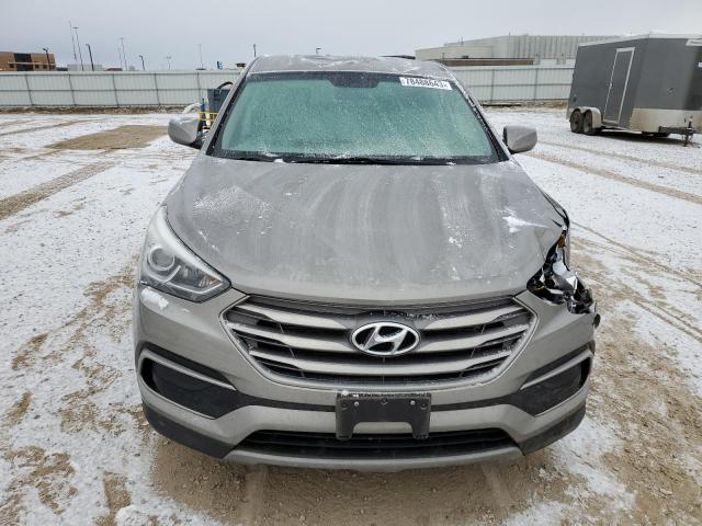 5NMZTDLB3HH018054 - 2017 HYUNDAI SANTA FE S SILVER photo 5