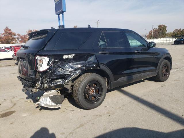 1FM5K8AB9NGC41581 - 2022 FORD EXPLORER POLICE INTERCEPTOR 黑色 照片 3