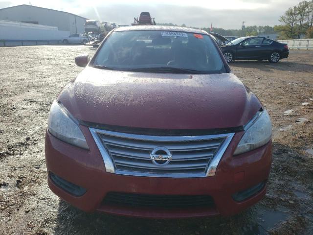 3N1AB7APXEY233550 - 2014 NISSAN SENTRA S RED photo 5