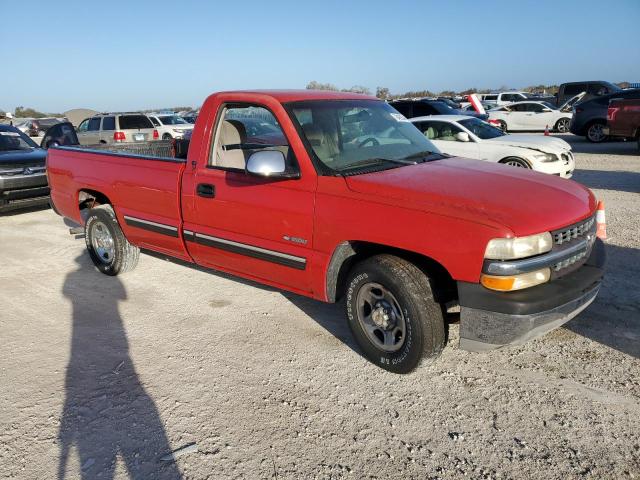 1GCEC14V0YE307577 - 2000 CHEVROLET SILVERADO C1500 RED photo 4