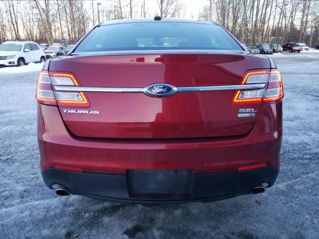 1FAHP2H80JG127382 - 2018 FORD TAURUS SEL RED photo 6