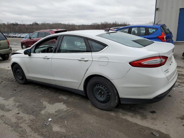 3FA6P0G74DR381680 - 2013 FORD FUSION S WHITE photo 2