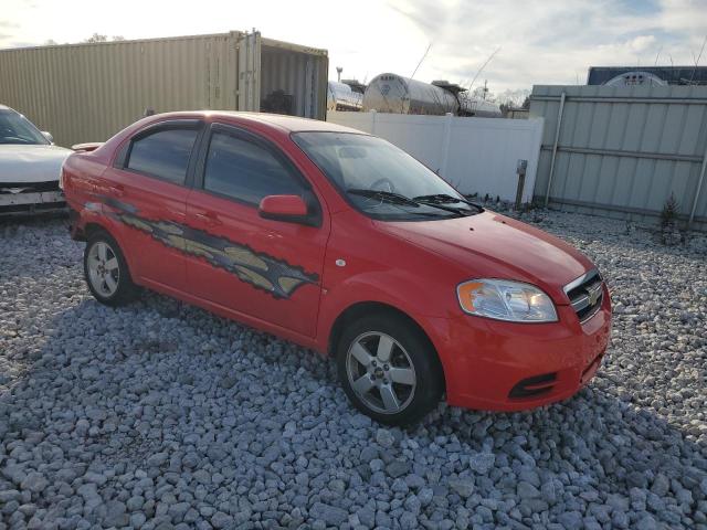 KL1TD56638B017344 - 2008 CHEVROLET AVEO BASE RED photo 4