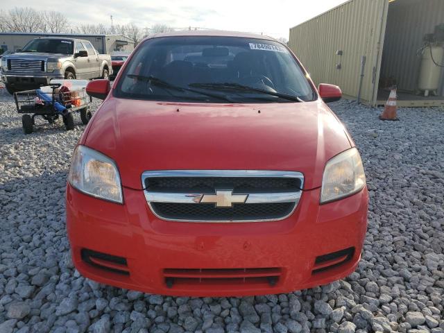 KL1TD56638B017344 - 2008 CHEVROLET AVEO BASE RED photo 5