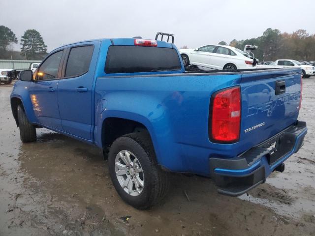 1GCGSCEN6N1316034 - 2022 CHEVROLET COLORADO LT BLUE photo 2