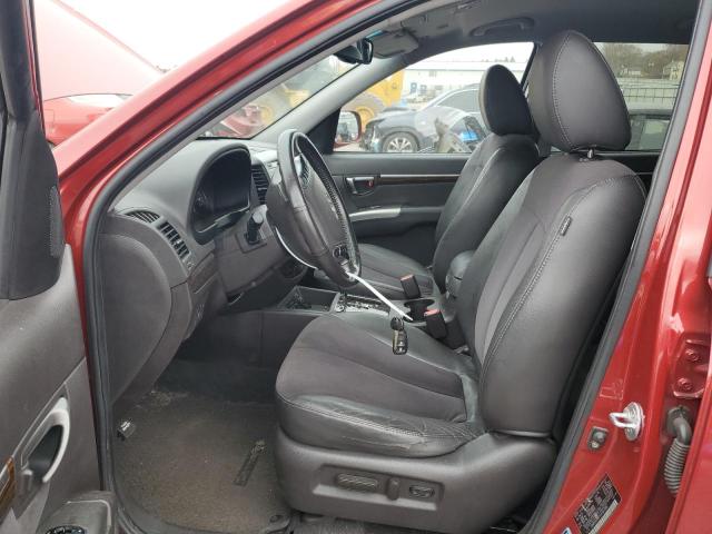 5NMSHDAG1AH387096 - 2010 HYUNDAI SANTA FE SE RED photo 7