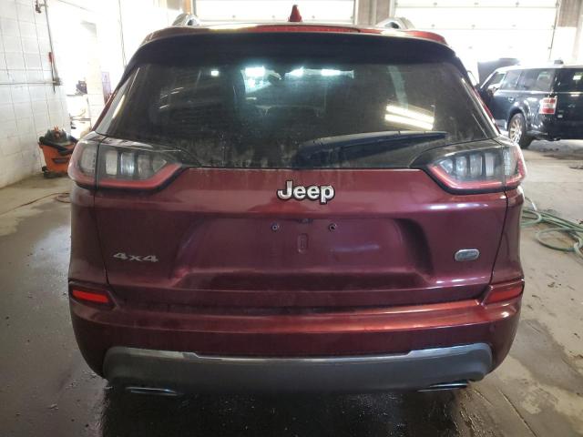 1C4PJMJX5KD161096 - 2019 JEEP CHEROKEE OVERLAND MAROON photo 6