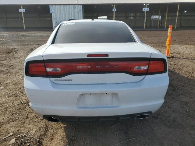 2C3CDXHG2CH304558 - 2012 DODGE CHARGER SXT WHITE photo 6