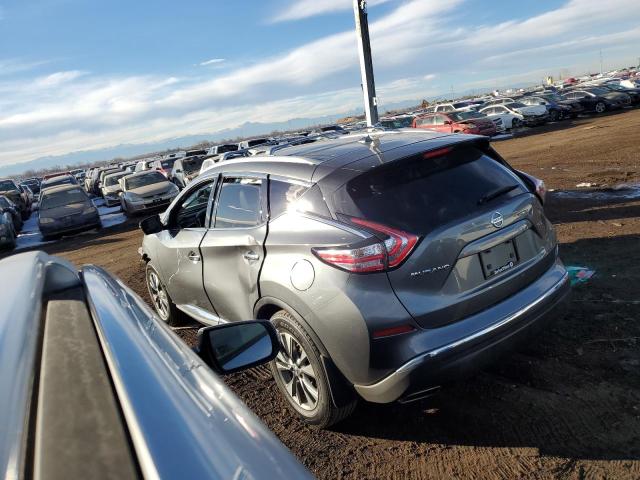 5N1AZ2MG4GN138811 - 2016 NISSAN MURANO S GRAY photo 2