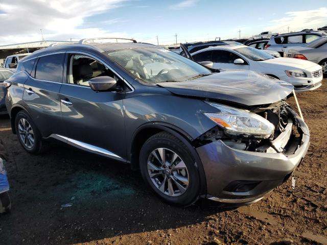 5N1AZ2MG4GN138811 - 2016 NISSAN MURANO S GRAY photo 4