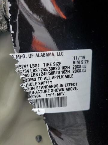 5FNYF7H59LB000904 - 2020 HONDA PASSPORT EXL Qara foto 12