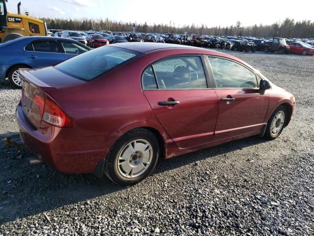 2HGFA16428H018855 - 2008 HONDA CIVIC DX-G RED photo 3