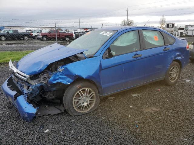 1FAHP3FN0BW198684 - 2011 FORD FOCUS SE BLUE photo 1