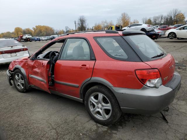 JF1GG68534H812838 - 2004 SUBARU IMPREZA OUTBACK SPORT RED photo 2