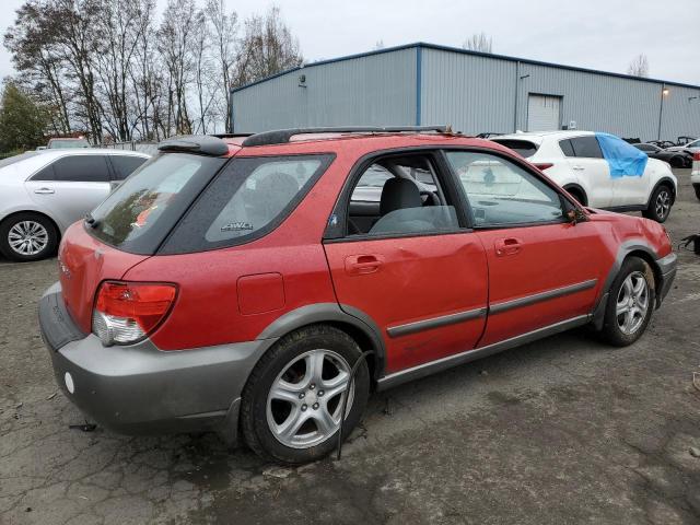 JF1GG68534H812838 - 2004 SUBARU IMPREZA OUTBACK SPORT RED photo 3