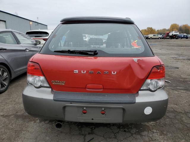 JF1GG68534H812838 - 2004 SUBARU IMPREZA OUTBACK SPORT RED photo 6