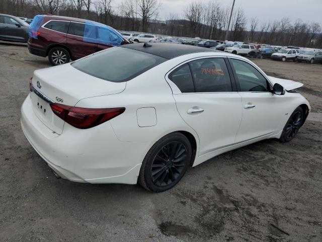 JN1EV7AR8JM430269 - 2018 INFINITI Q50 LUXE WHITE photo 3