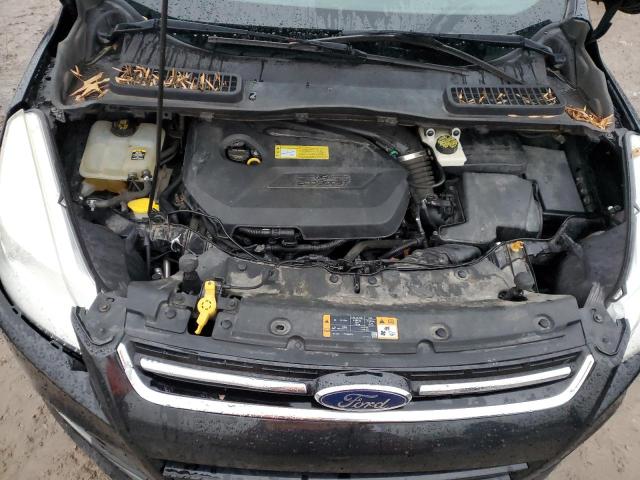 1FMCU0HX1DUD23356 - 2013 FORD ESCAPE SEL BLACK photo 12