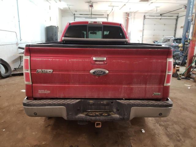 1FTFW1EV1AFB45419 - 2010 FORD F150 SUPERCREW RED photo 6