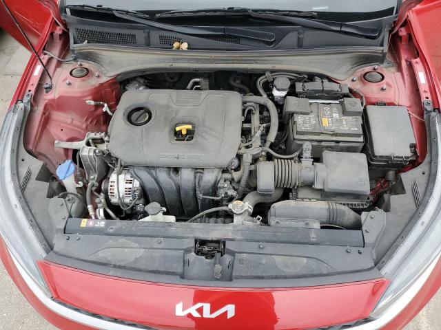 3KPF24AD1NE432138 - 2022 KIA FORTE FE RED photo 11