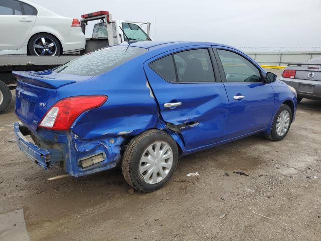 3N1CN7AP9GL841236 - 2016 NISSAN VERSA S BLUE photo 3