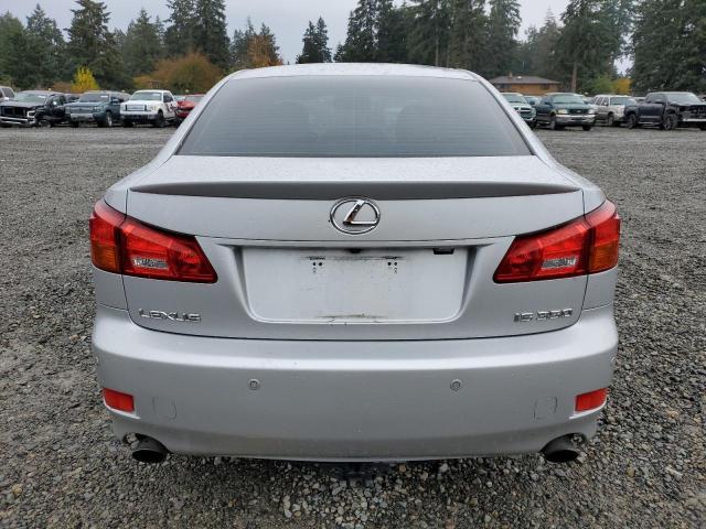 JTHBE262365010501 - 2006 LEXUS IS 350 SILVER photo 6