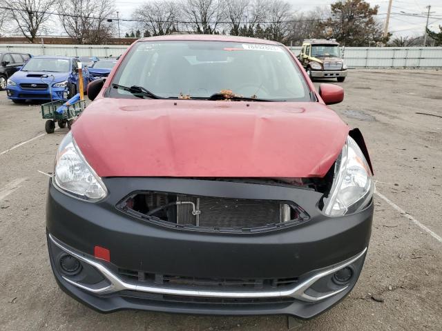 ML32A3HJ1KH015909 - 2019 MITSUBISHI MIRAGE ES RED photo 5