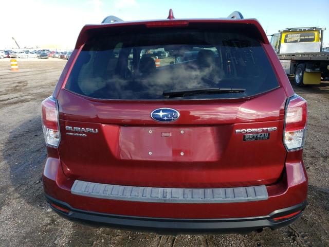 JF2SJAGC1JH600719 - 2018 SUBARU FORESTER 2.5I PREMIUM RED photo 6