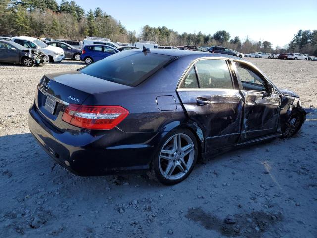 WDDHF9BB5CA532191 - 2012 MERCEDES-BENZ E 550 4MATIC BLUE photo 3