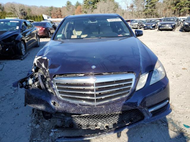 WDDHF9BB5CA532191 - 2012 MERCEDES-BENZ E 550 4MATIC BLUE photo 5