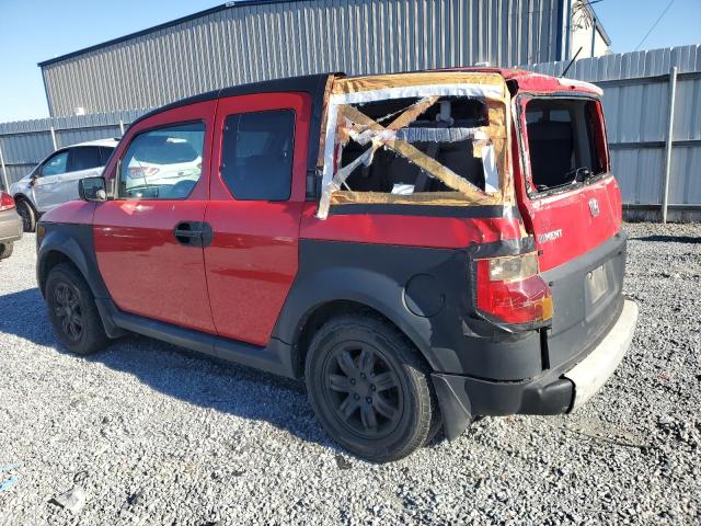 5J6YH28666L009321 - 2006 HONDA ELEMENT EX RED photo 2