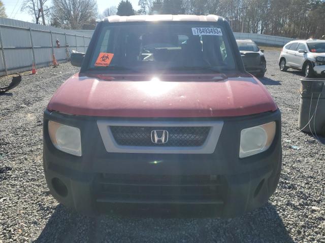 5J6YH28666L009321 - 2006 HONDA ELEMENT EX RED photo 5