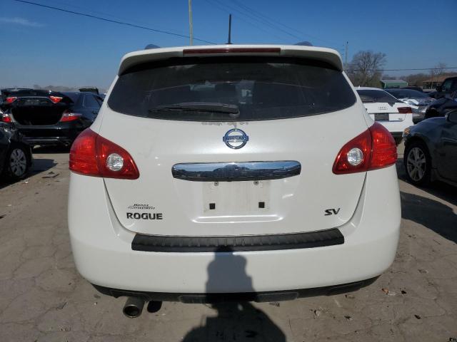 JN8AS5MT8BW187220 - 2011 NISSAN ROGUE S WHITE photo 6