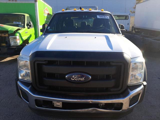 1FD0W4GY2EEA49353 - 2014 FORD F450 SUPER DUTY WHITE photo 5