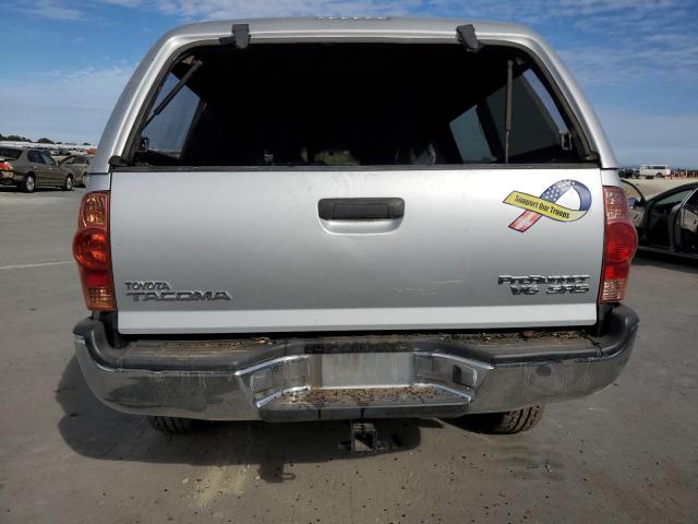 5TETU62N57Z411966 - 2007 TOYOTA TACOMA PRERUNNER ACCESS CAB SILVER photo 6