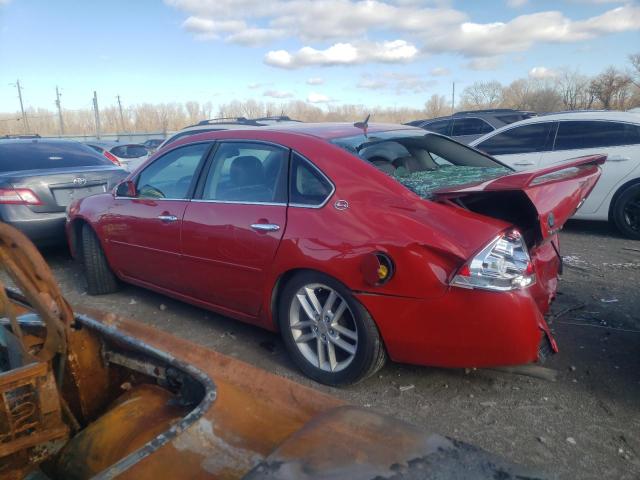 2G1WU583089269670 - 2008 CHEVROLET IMPALA LTZ RED photo 2