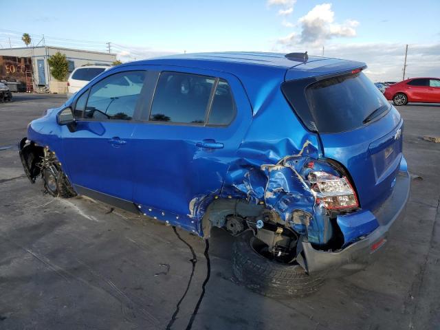 KL7CJKSB5FB235847 - 2015 CHEVROLET TRAX LS BLUE photo 2