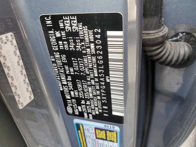 5XYPG4A53LG623042 - 2020 KIA SORENTO S BLUE photo 13