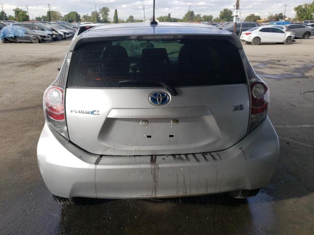 JTDKDTB33D1047450 - 2013 TOYOTA PRIUS C SILVER photo 6