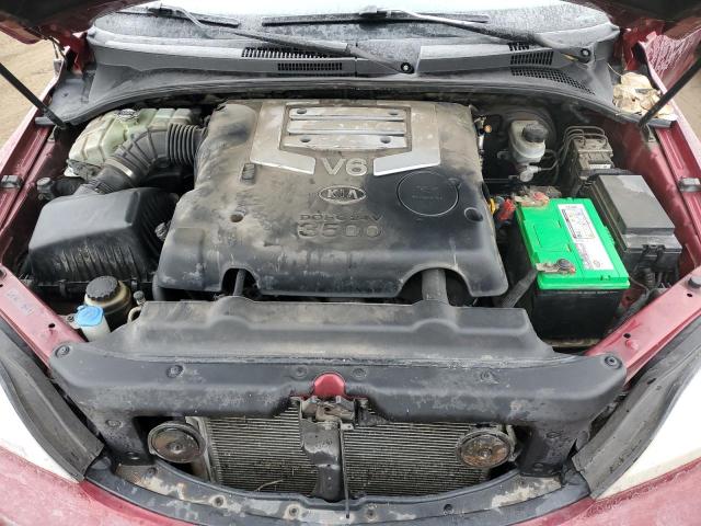 KNDJC733045191065 - 2004 KIA SORENTO EX RED photo 11